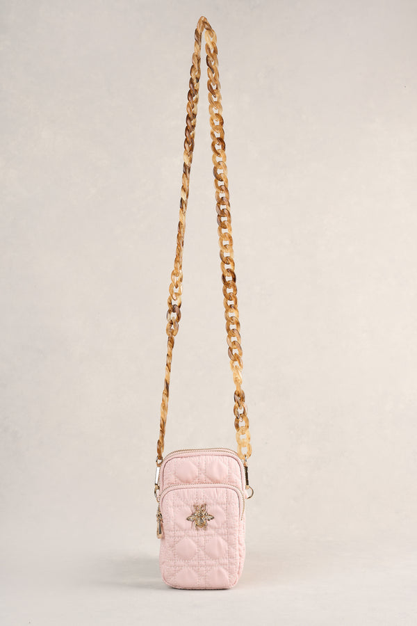 Quilted Phone Bag - Soft Pink