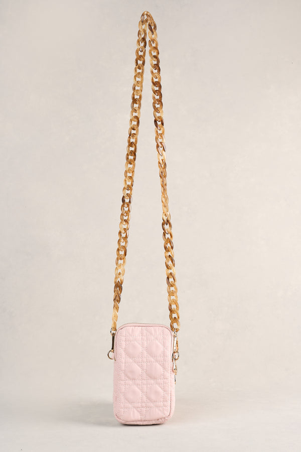 Quilted Phone Bag - Soft Pink