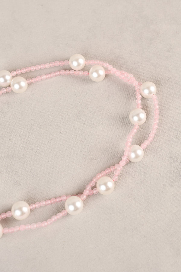 Chianna Necklace - Light Pink