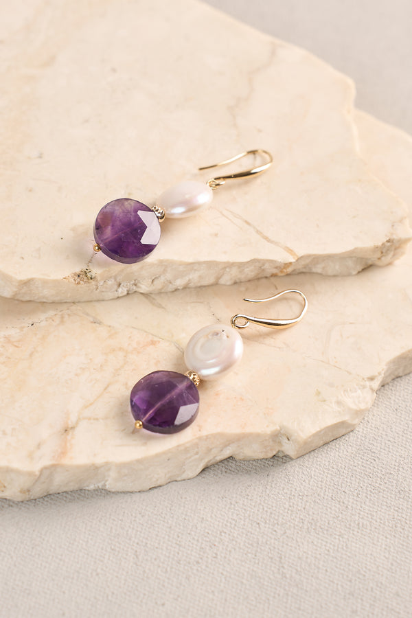 Stone Pearl Droplets - Purple