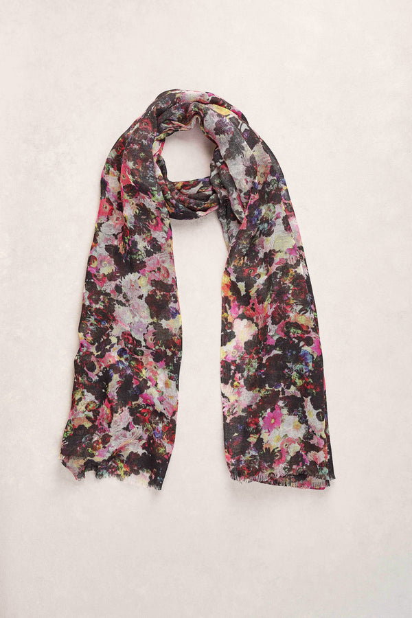 Floral Collage Scarf - Multi