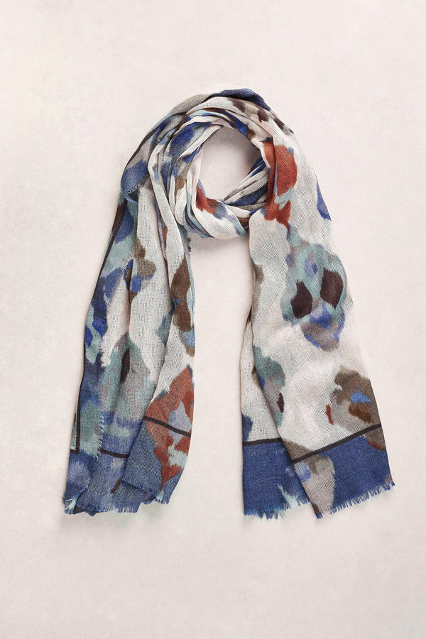 Geometric Wool Scarf - Multi