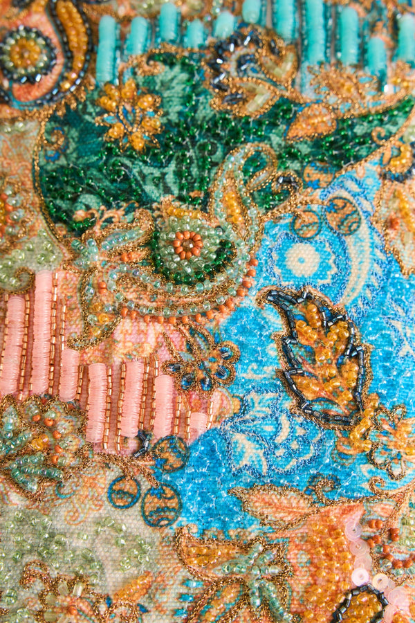 Paisley Medley Cos Bag - Multicolour