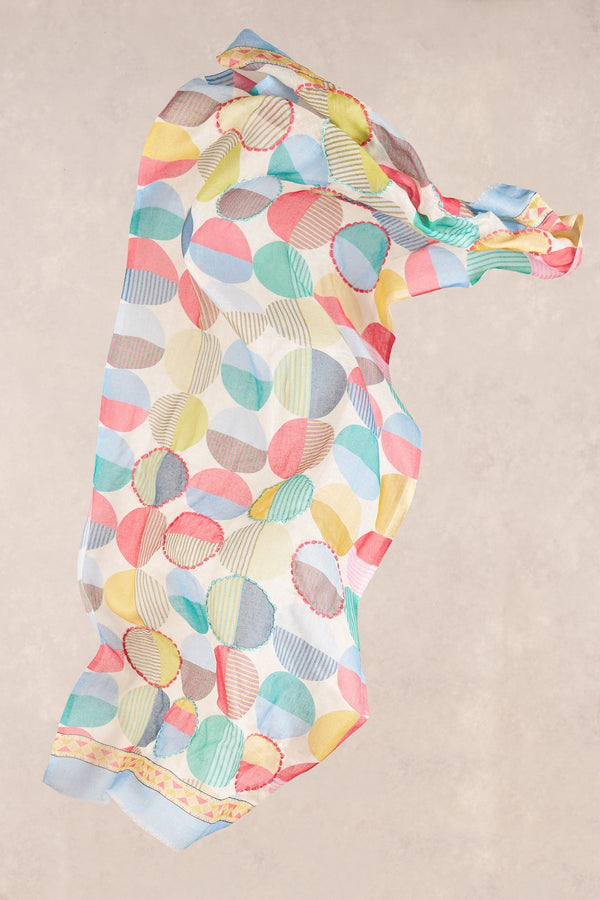 Geometric Circle Scarf - Multi