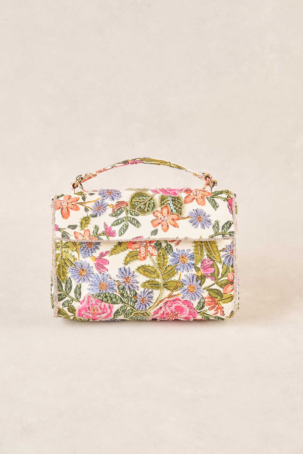 Garden Floral Beaded Bag - Multi