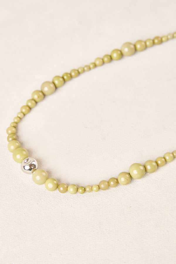 Graduate Bead Necklace - Sage