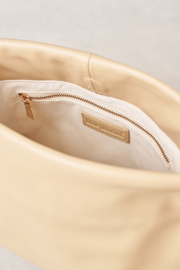 Wooden Bead Bag - Vanilla