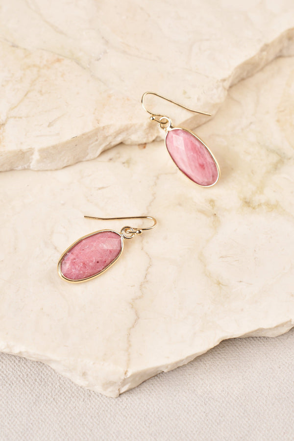 Stone Oval Droplets - Terracotta