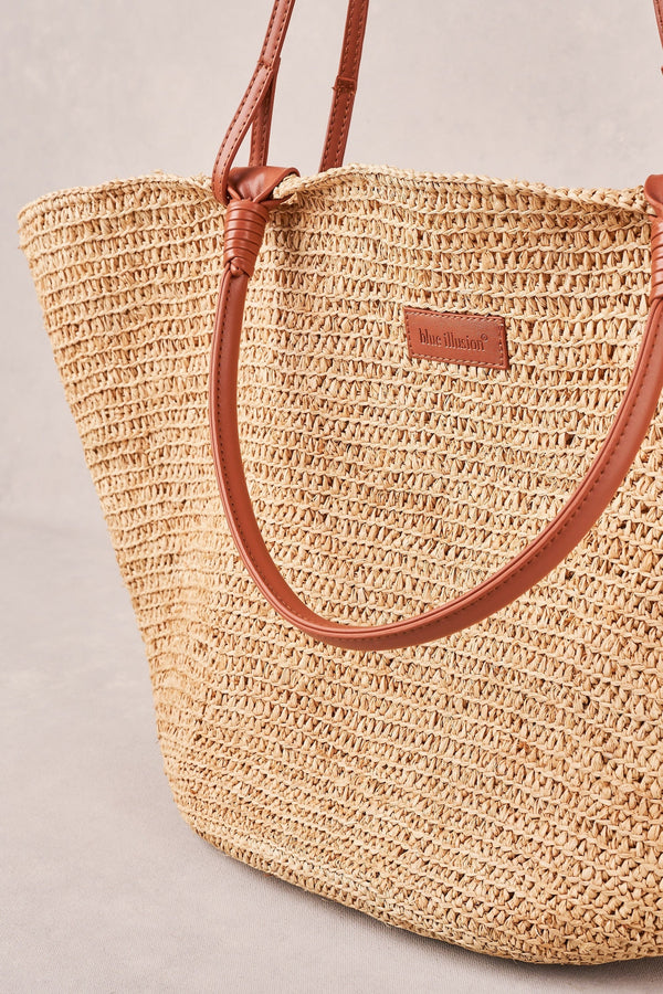Summer Basket Bag - Tan