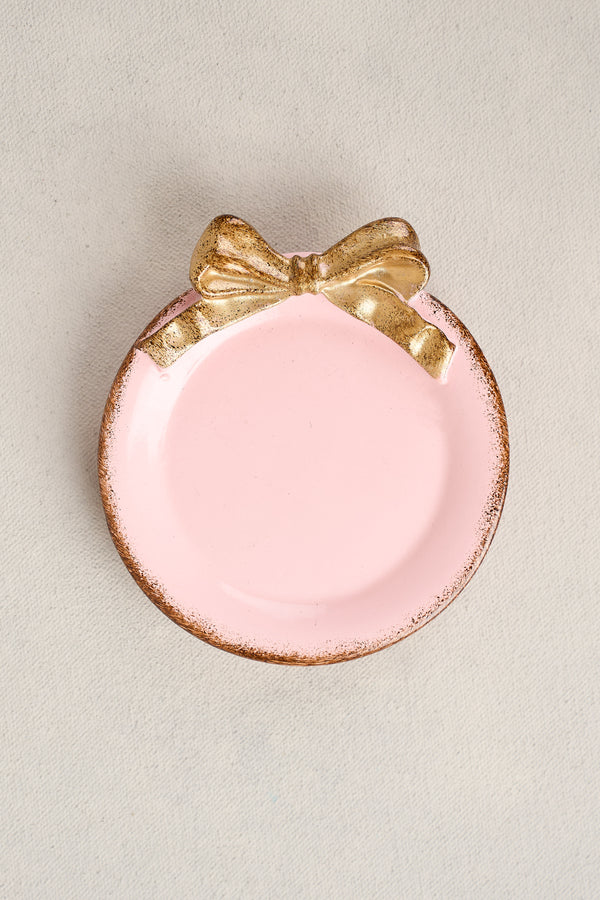 Babette Blush Trinket Plate - pink