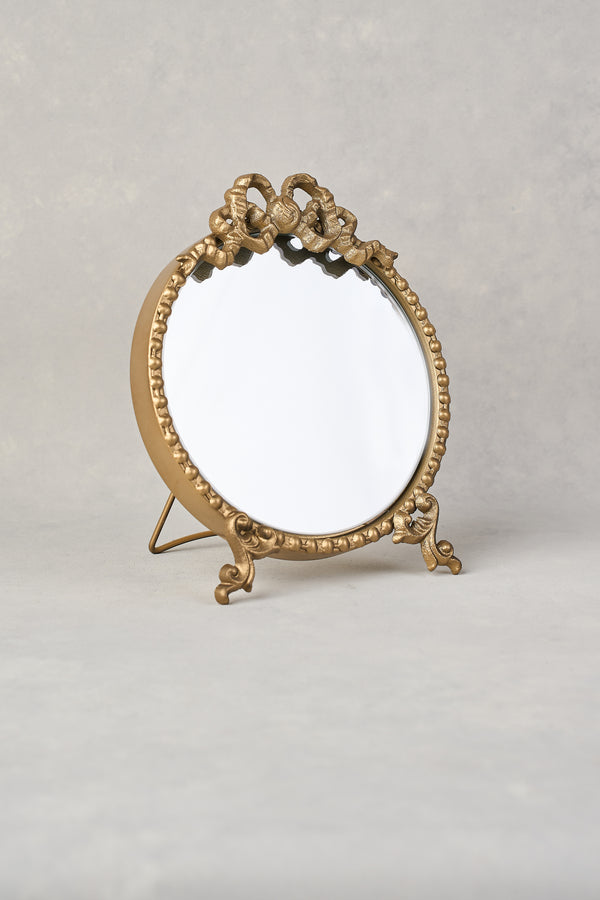 babette standing mirror - gold