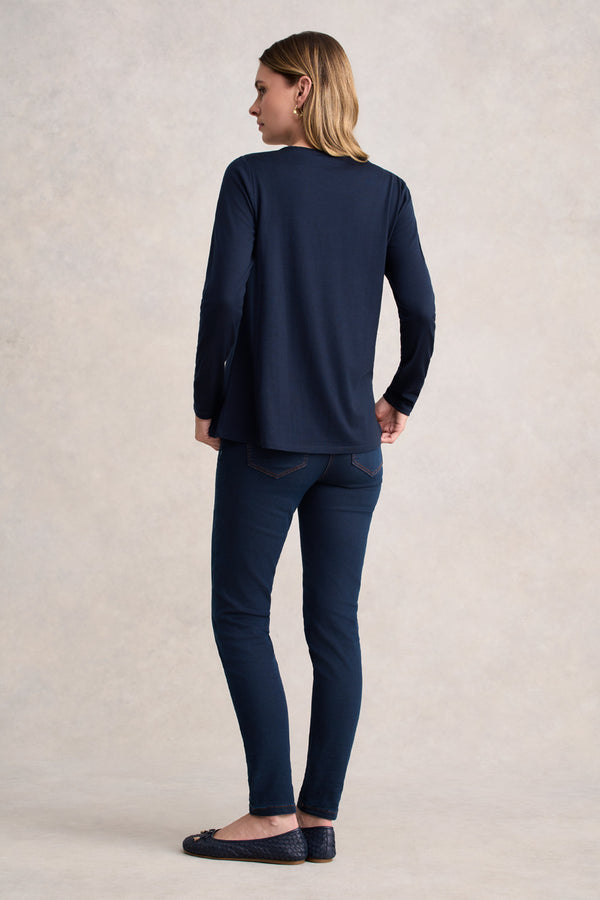 Wool Jersey Tee - Ink