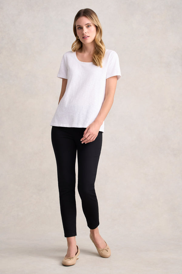 Organic Cotton Slub T-Shirt - White