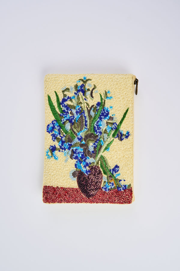 Floral Vase Cosmetic Bag