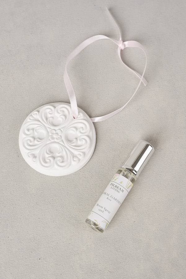 FLORAL GARDEN CERAMIC DISC - MULTICOLOUR