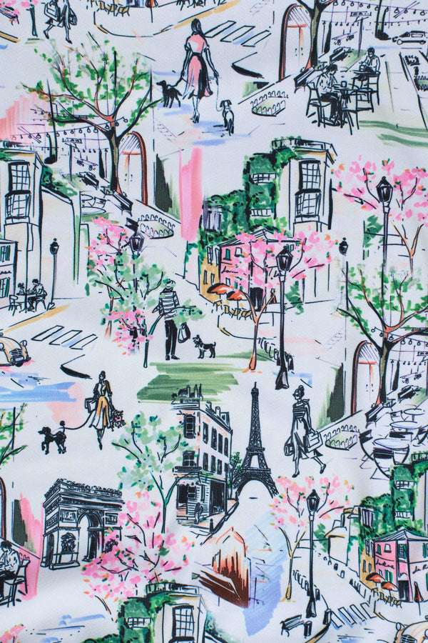 Parisien Print Laundry Bag