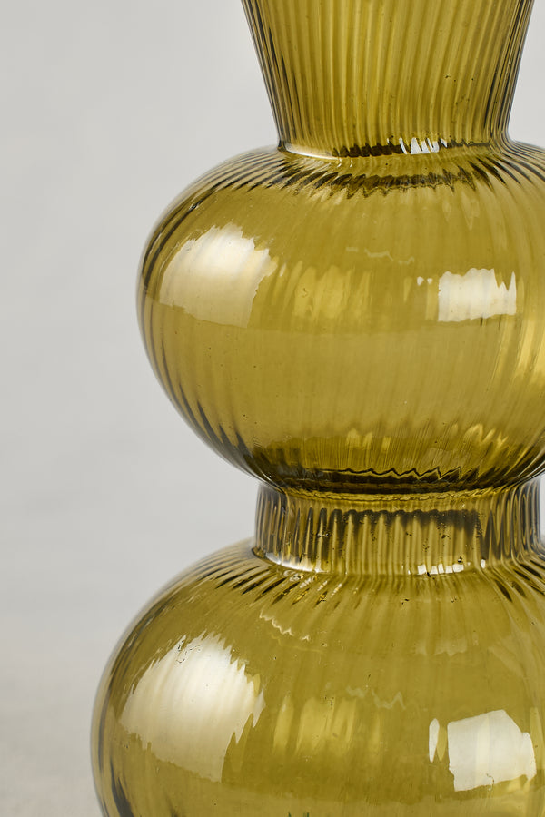 Glass Bud Vase – Green