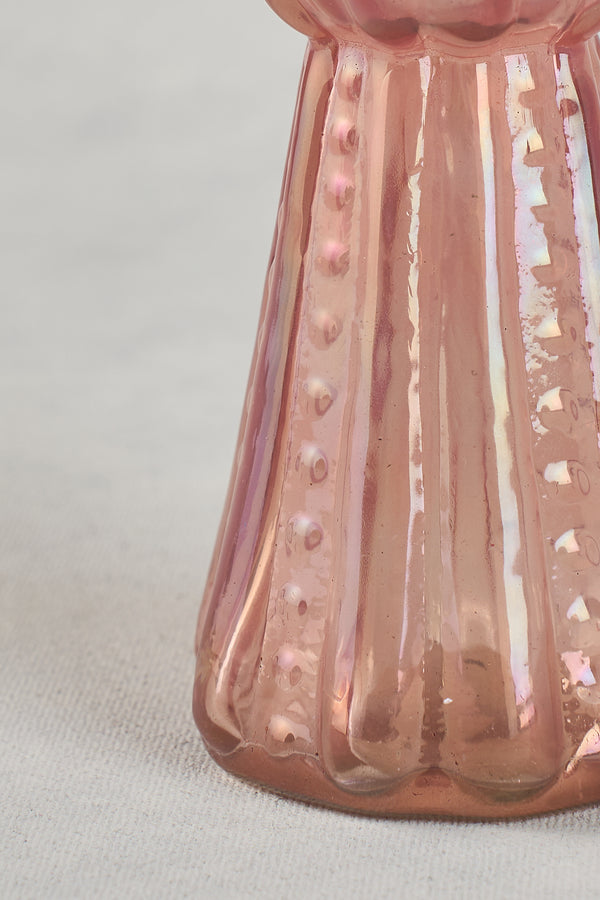 Mini Fluted Vase – Pink