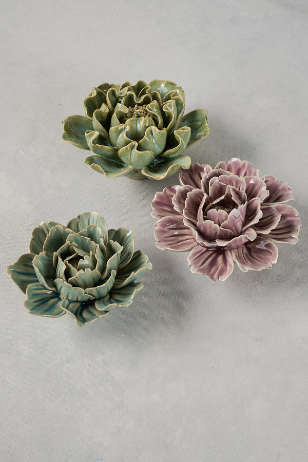 Ceramic Flower - Blue