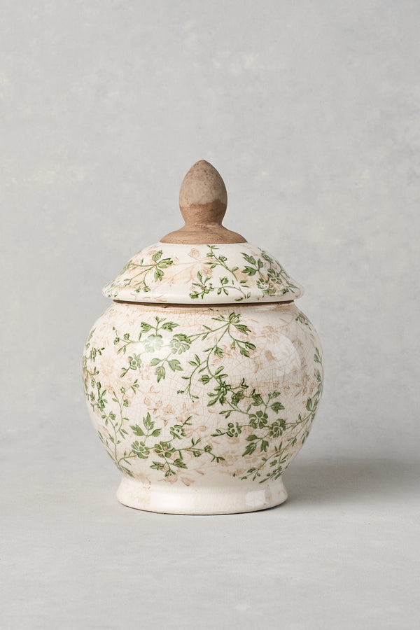 Evergreen Ginger Jar - multicolour