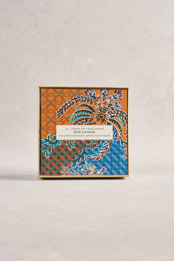 Fragonard Rose Lavande Soap & Dish Set