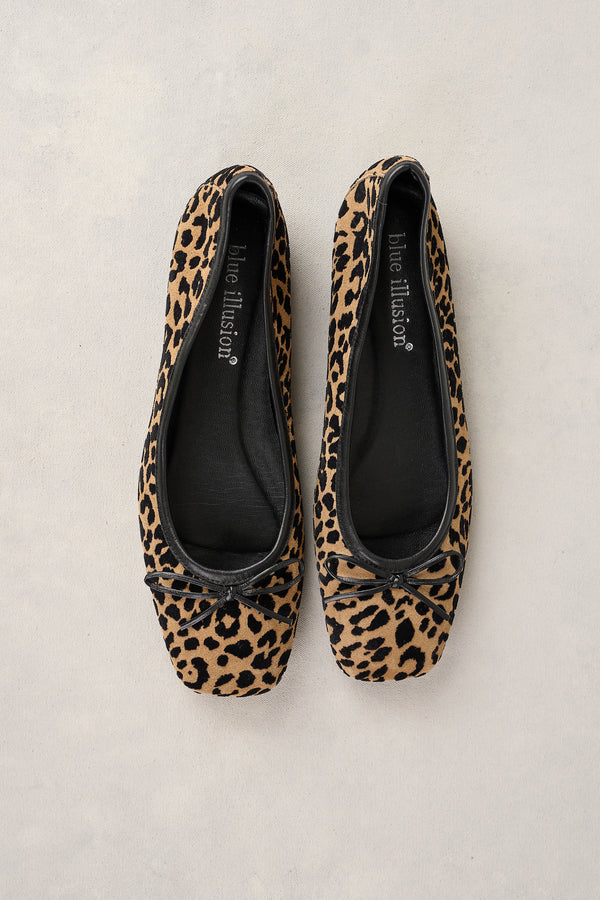 Leo Ballet Flat - Leopard Multi