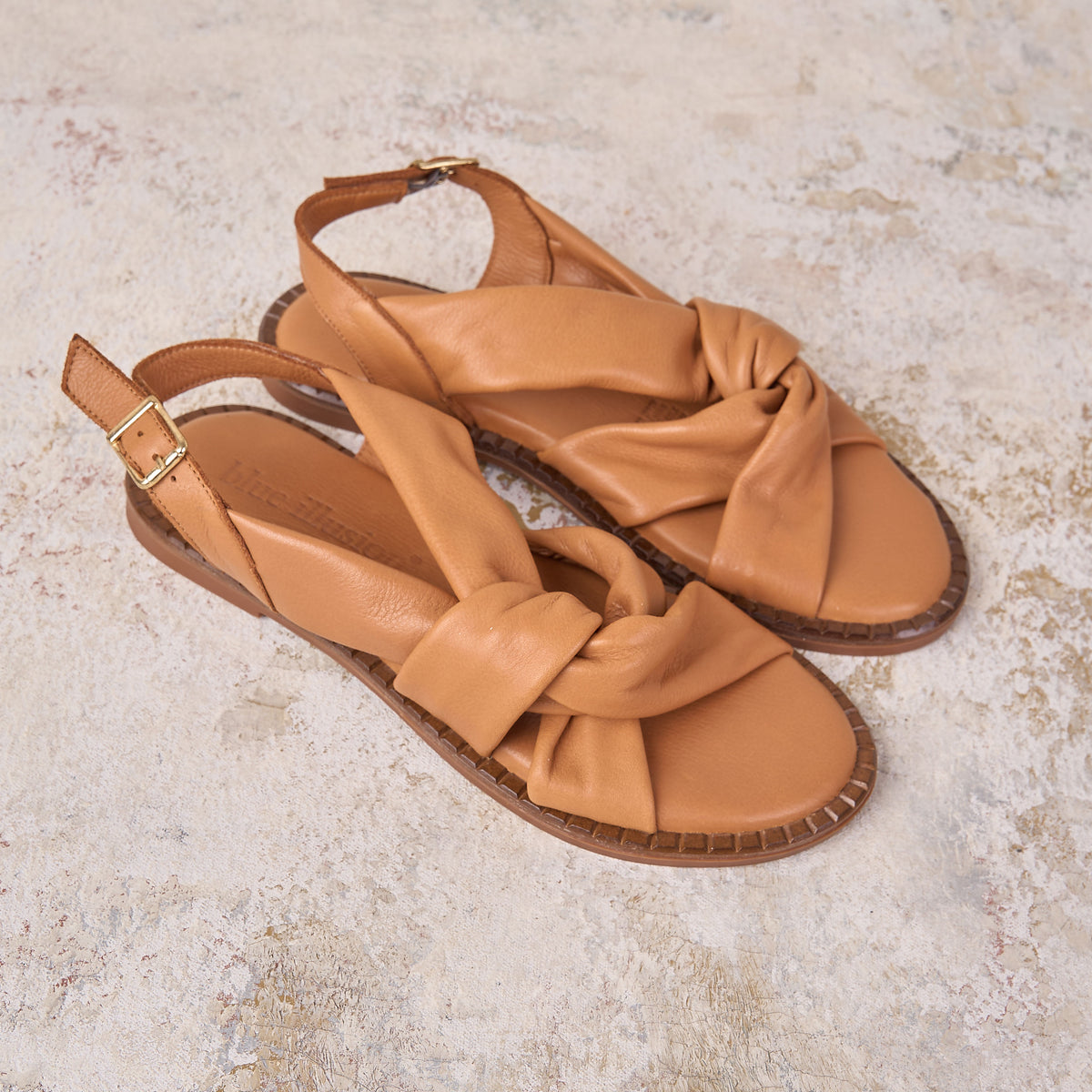 Mikayla Slingback Sandal Tan – Blue Illusion - Main Image