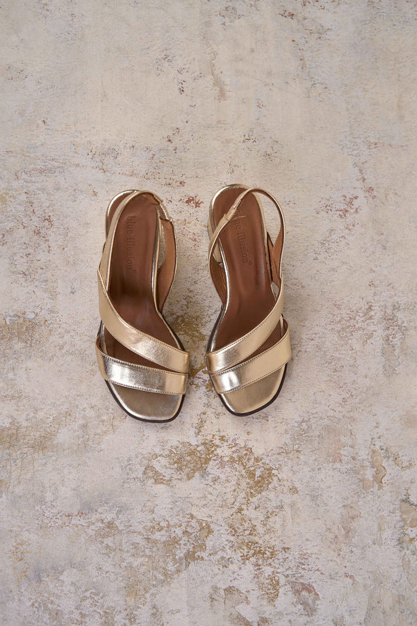 Minnie Gold Heel - Gold