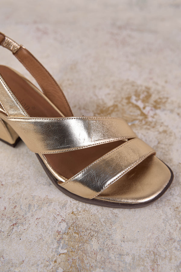Minnie Gold Heel - Gold