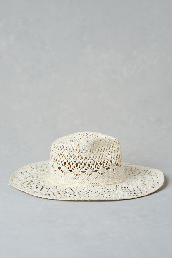 Open Weave Hat - Natural