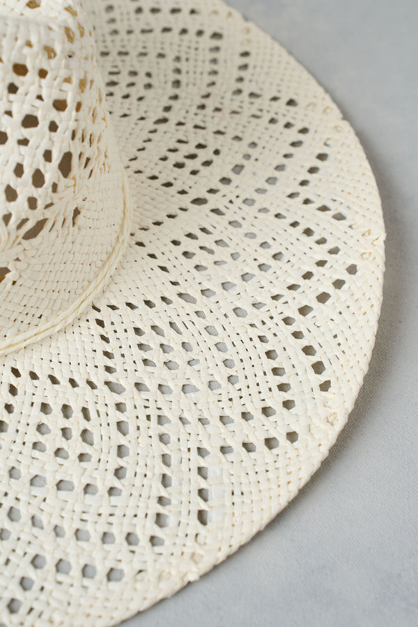 Open Weave Hat - Natural
