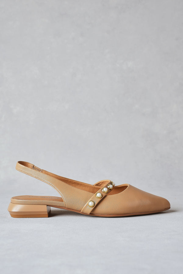 Audrey Sling Back – Tan