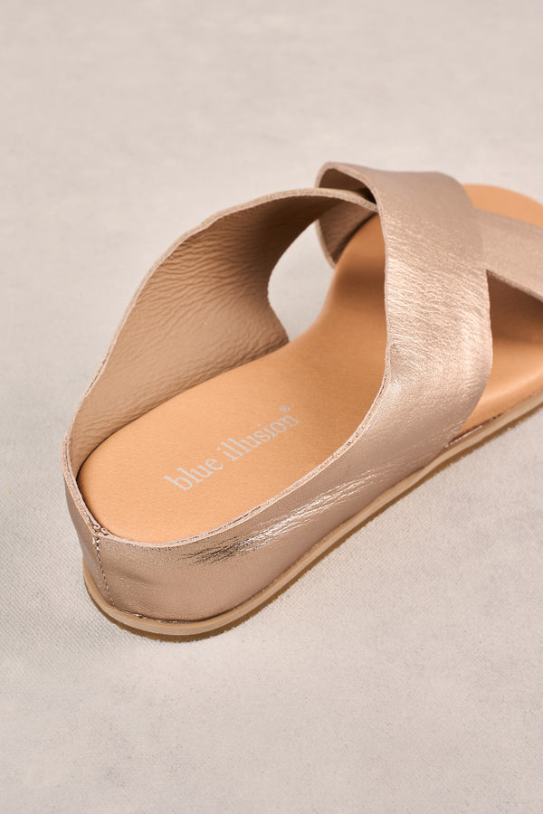 Harli Sandal - Pale Rose Gold