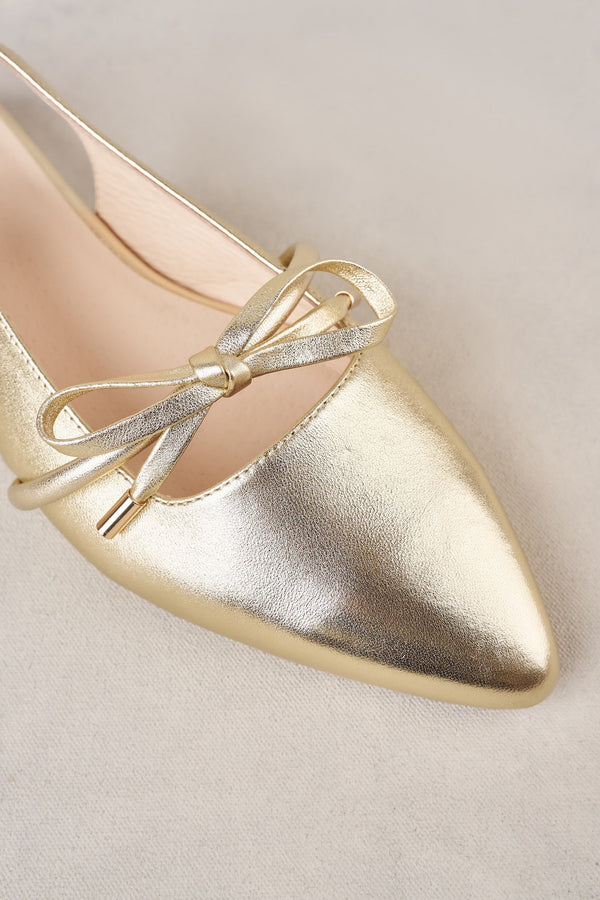 Sabine Slingback - Gold