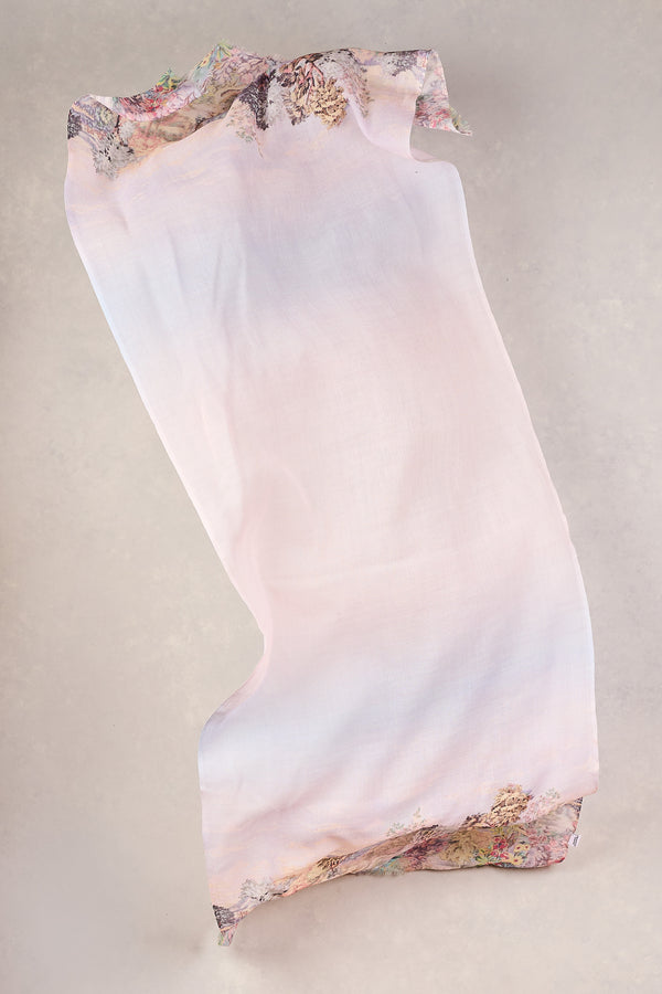 SCENIC SUNRISE PRINT SCARF - MULTICOLOUR