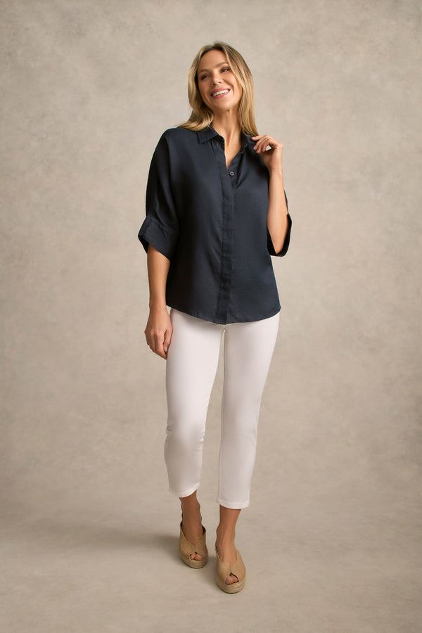 Bengajean® 3/4 Slim Leg - White