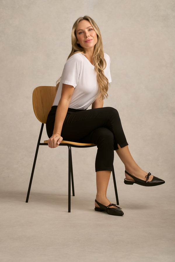 Bengajean® 3/4 Slim Leg - Black