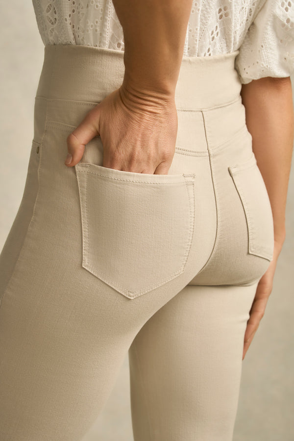 Bengajean® 3/4 Slim Leg - Taupe