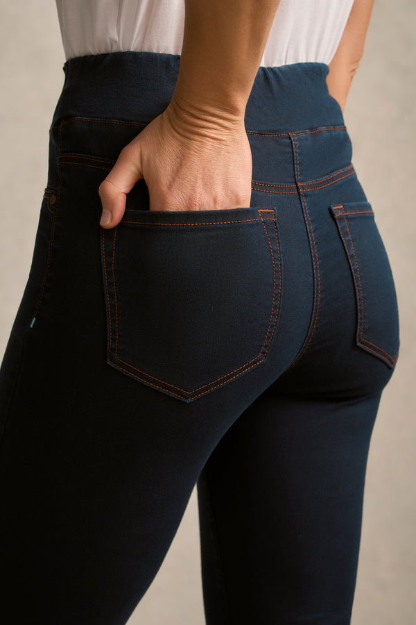 Bengajean® 3/4 Slim Leg - Clean Denim Blue