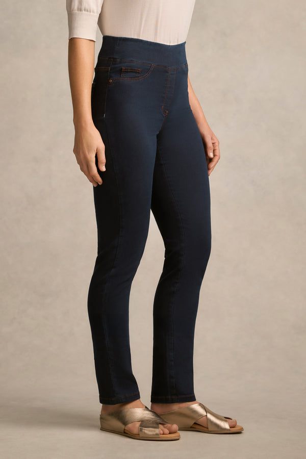 Bengajean® Full Length Straight Leg - Clean Denim Blue