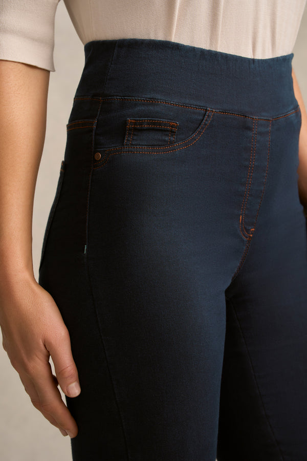 Bengajean® Full Length Straight Leg - Clean Denim Blue