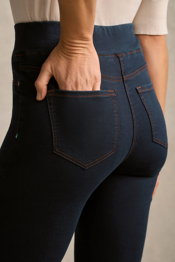 Bengajean® Full Length Straight Leg - Clean Denim Blue