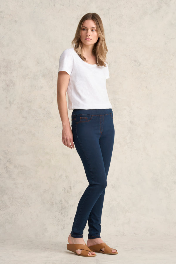 Bengajean® Good Earth Cotton® Skinny Leg - Clean Denim Blue