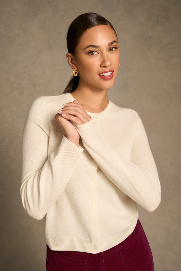 Classic Cardigan - Cream