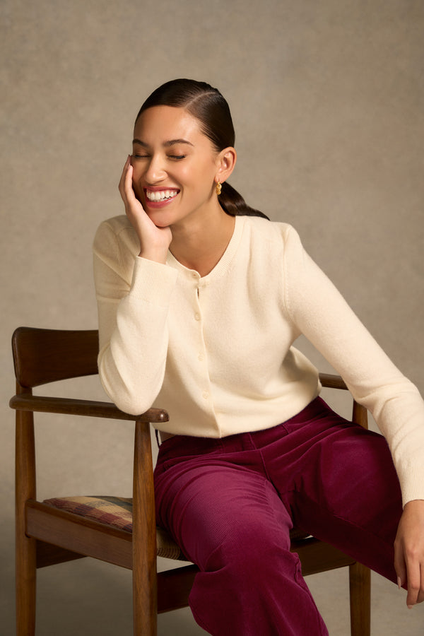 Classic Cardigan - Cream