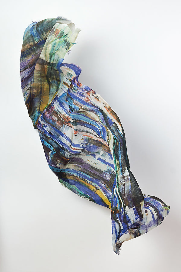 Abstract Paint Scarf