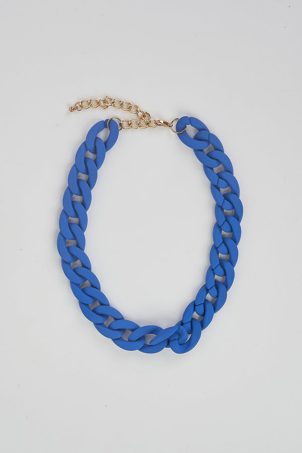 Cobalt Chain Necklace