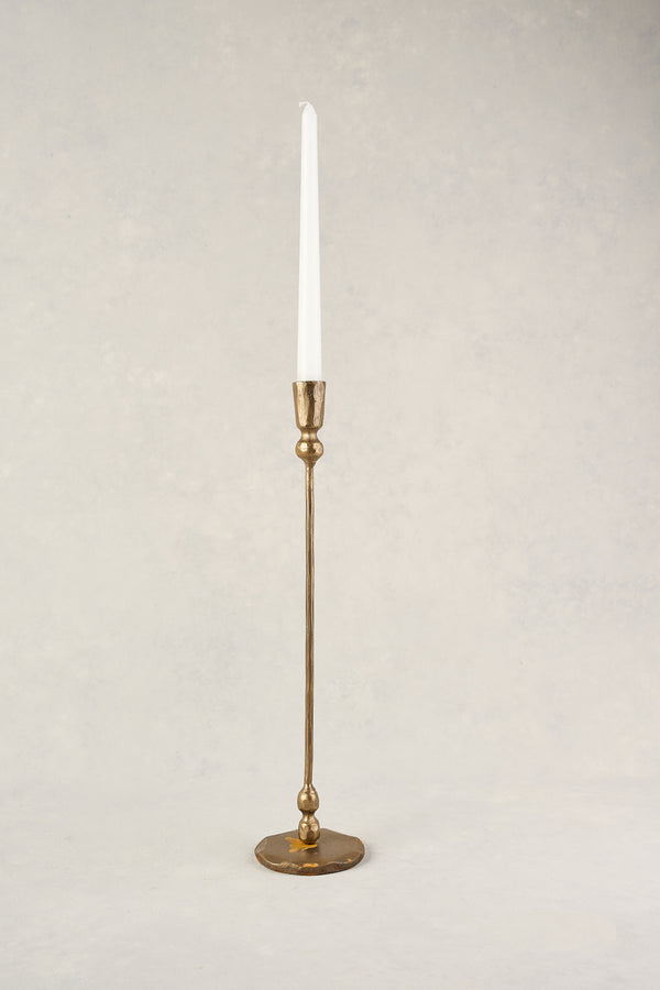 EDDIE CANDLEHOLDER LARGE - GOLD