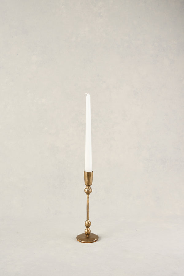 EDDIE CANDLE HOLDER SMALL - GOLD