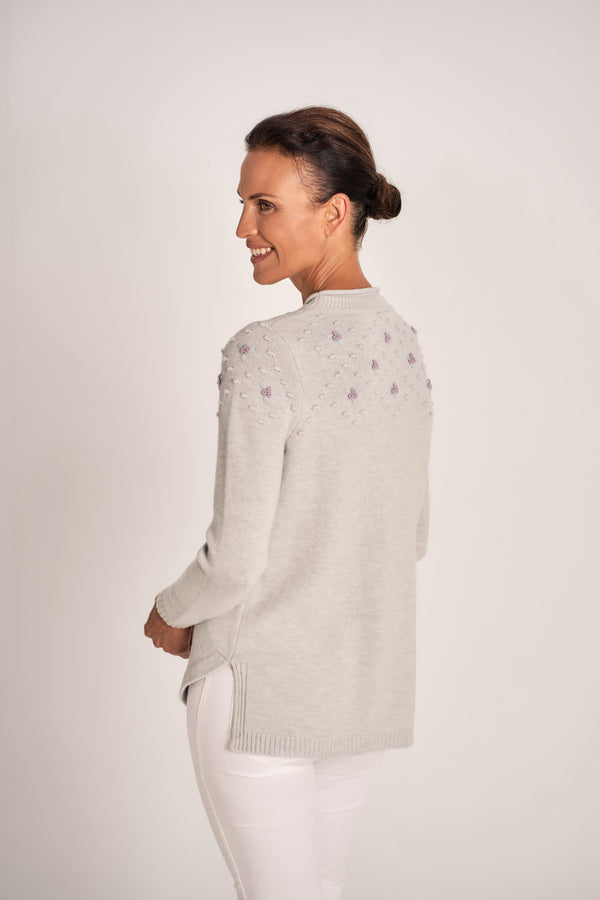 Embroidered Wool Jumper